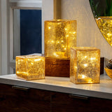Evergreen LED sphere and cube lights 3-piece set (British brand)