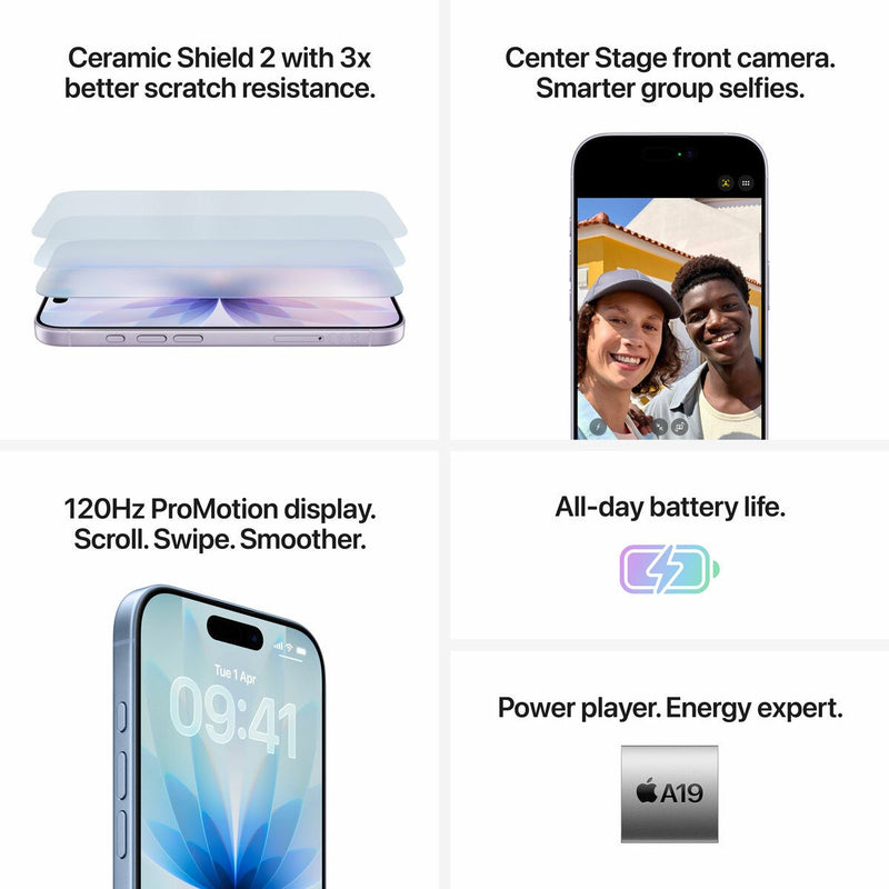 Apple iPhone 17 Mist Blue 512GB, imported from the UK