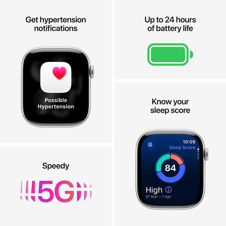 Apple Watch Series 11 46mm aluminium case sport band - British product