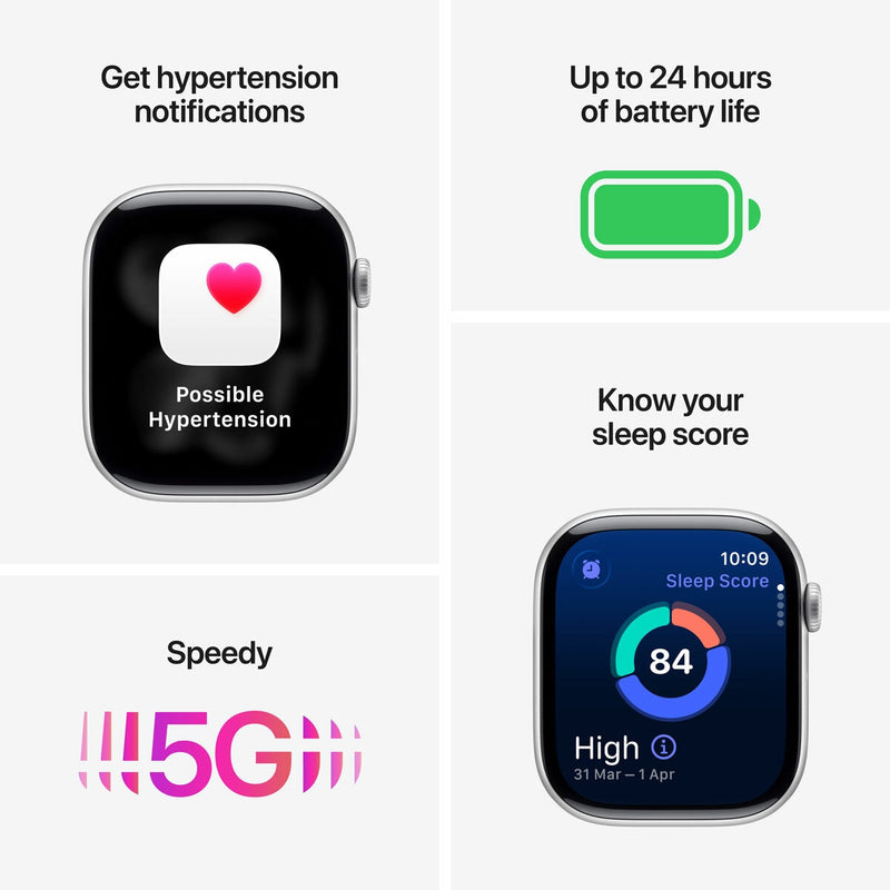 Apple Watch Series 11 42mm aluminium case sport band - British product