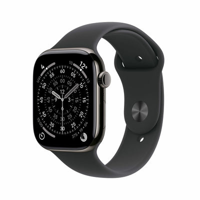 Costco UK Apple Watch Series 11 GPS + Cellular 42mm Titanium Case with Black Sport Band S/M- Buy online at McGrocer