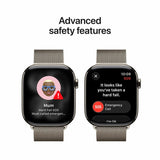 Apple Watch Series 11 titanium 42mm Milanese Loop, UK version