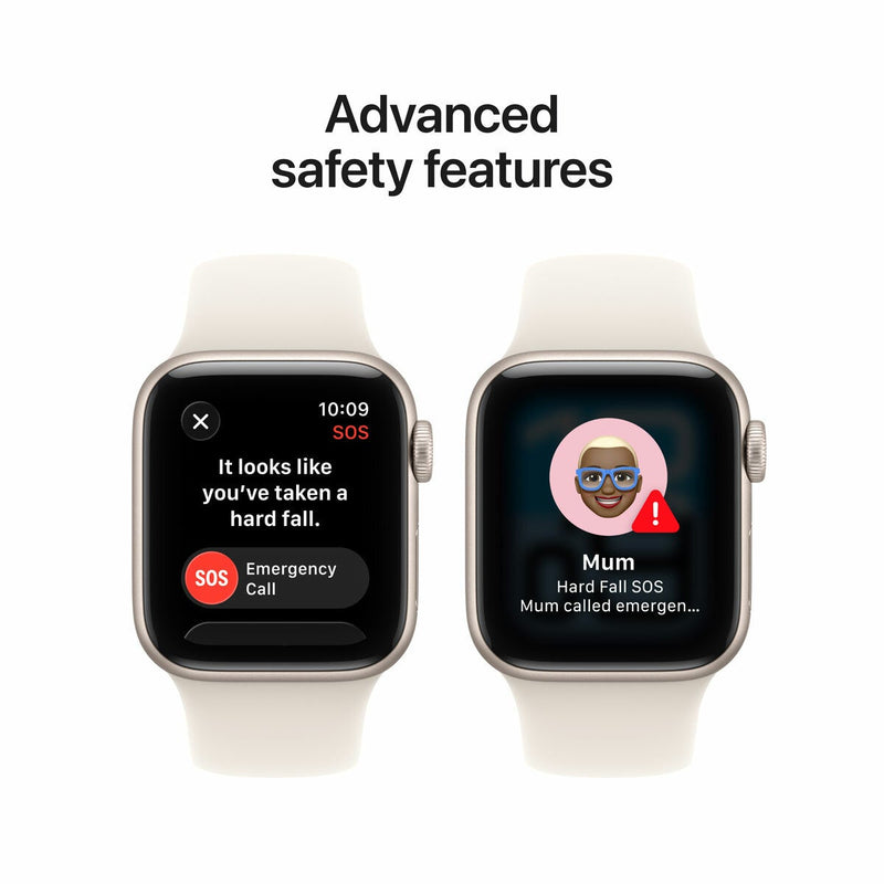 Apple Watch SE 3 40mm Starlight aluminium case sport band, UK version