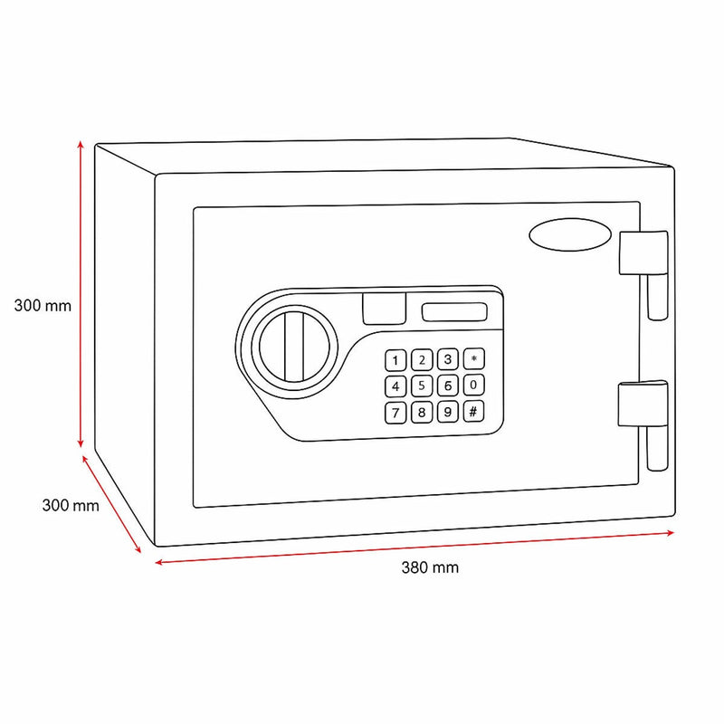 Phoenix fire safe Centurion FS1211E 17L (British brand)