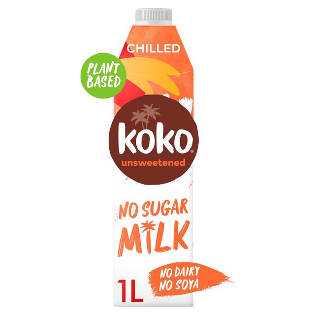 Koko Dairy Free Chilled Unsweetened Coconut Drink   1L