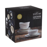 Mason Cash Classic Cream Dinner Set   12 per pack GOODS M&S   