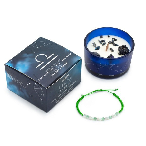 Serenityy's Libra Crystal Candle 320g gemstone bracelet (British brand)