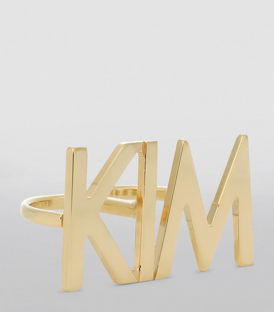 Dolce & Gabbana Kim ring gold-tone brass - British product
