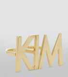 Dolce & Gabbana Kim ring gold-tone brass - British product