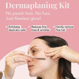 FFS Beauty dermaplaning kit rose gold, imported from the UK