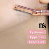 FFS Beauty dermaplaning kit rose gold, imported from the UK
