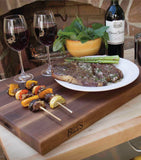Boos Blocks black walnut chopping board - British product