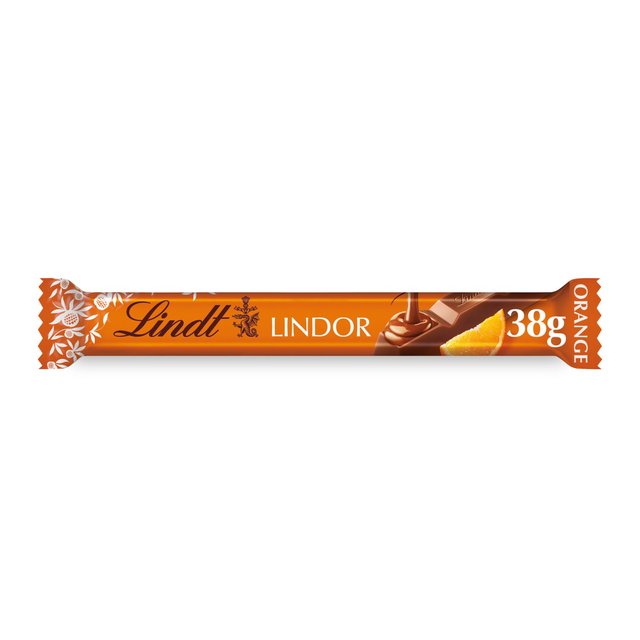 Lindt Lindor Milk Orange Chocolate Bar   38g GOODS M&S   