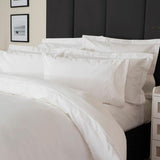 Belledorm 1200 thread count cotton duvet cover super king white, imported from the UK