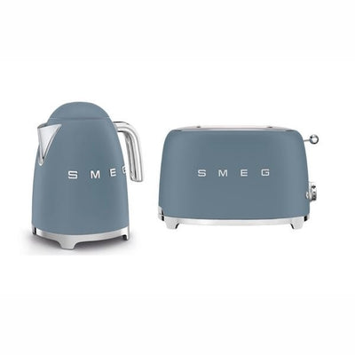 Superdrug Smeg KLF03 TSF01 Kettle and Toaster Set in Blue- Buy online at McGrocer