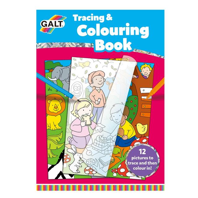 Galt Tracing & Colouring Book 3yrs+