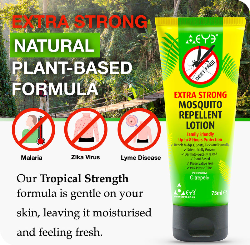 THEYE extra strong insect repellent lotion 75ml, imported from the UK