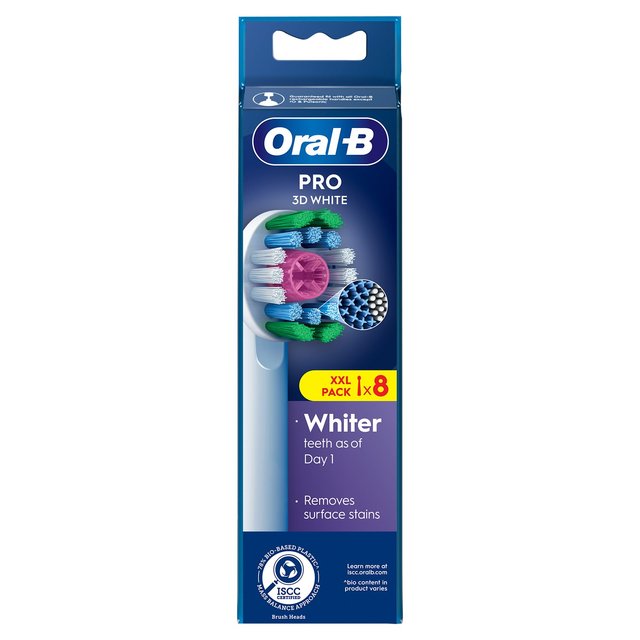 Oral-B 3DWhite Toothbrush Heads   8 per pack GOODS M&S   