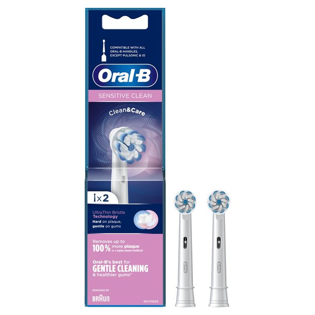 Oral-B Sensiclean Toothbrush Heads   2 per pack GOODS M&S   