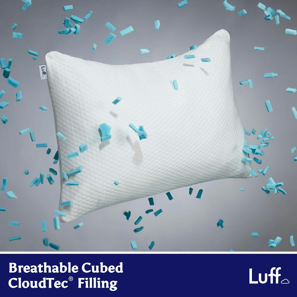 Luff bamboo memory foam pillow (British brand)