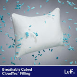 Luff bamboo memory foam pillow (British brand)