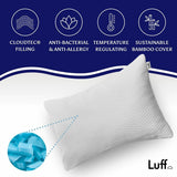 Luff bamboo memory foam pillow (British brand)