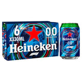 Heineken 0.0 Alcohol Free Beer Cans   6 x 330ml GOODS M&S   