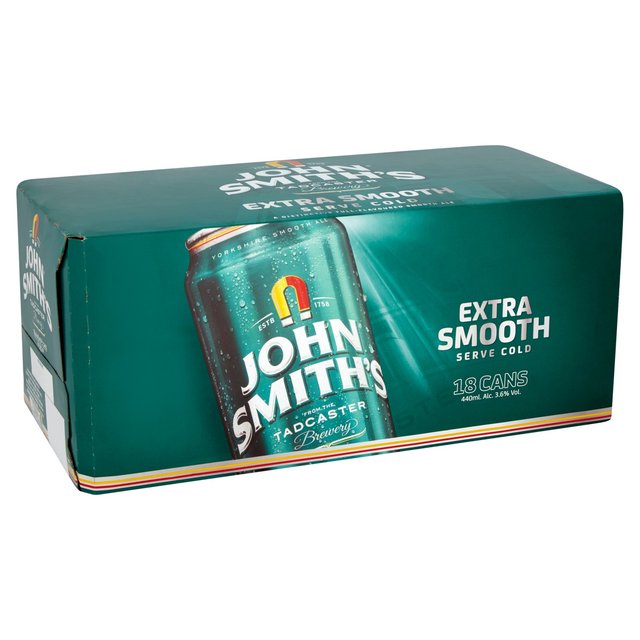 John Smith's Extra Smooth Ale Cans   18 x 440ml GOODS M&S   