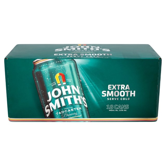 John Smith's Extra Smooth Ale Cans   18 x 440ml GOODS M&S   