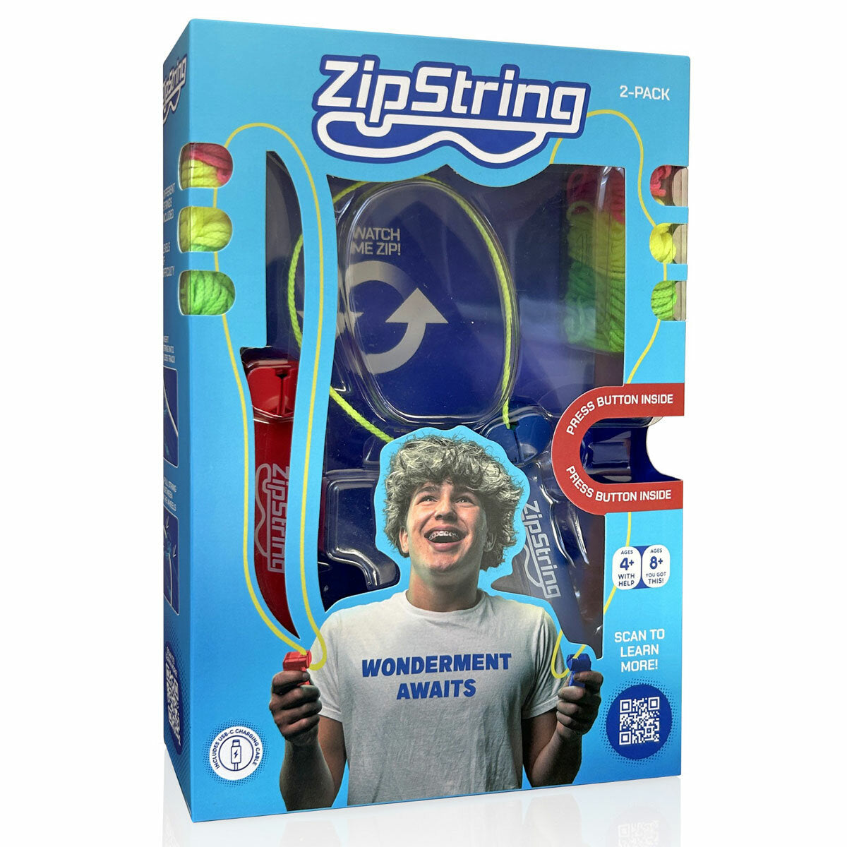Zipstring Twin Pack looped string launcher - British product
