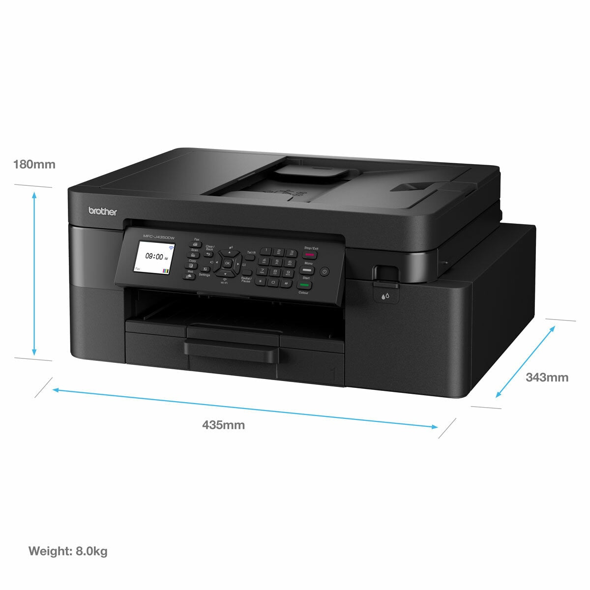 Brother MFC-J4350DW all-in-one inkjet printer - British product