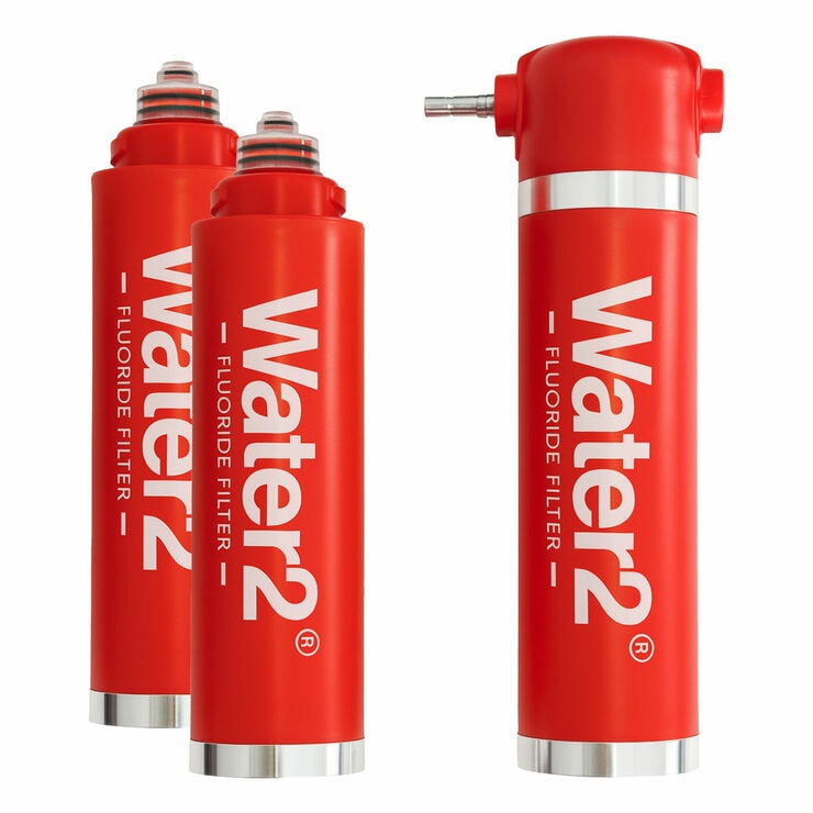 Water2 fluoride filter kit with two capsules, 30cm (British brand)
