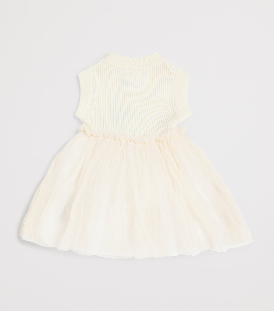 Donsje Xewa baby dress knitted-tulle 3 months-4 years - British product