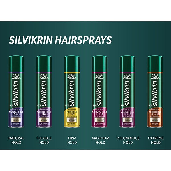 Wella Silvikrin Maximum Hold Hairspray, 400 ml GOODS Superdrug   