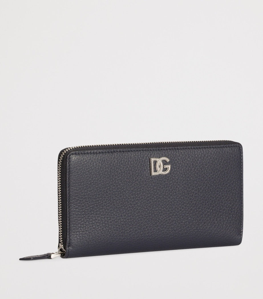 Dolce&Gabbana leather zip-around wallet calfskin - British product