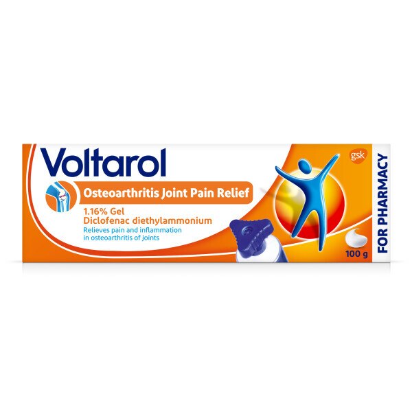 Voltarol Osteoarthritis Joint Pain Relief Gel 1.16% 100g GOODS Superdrug   