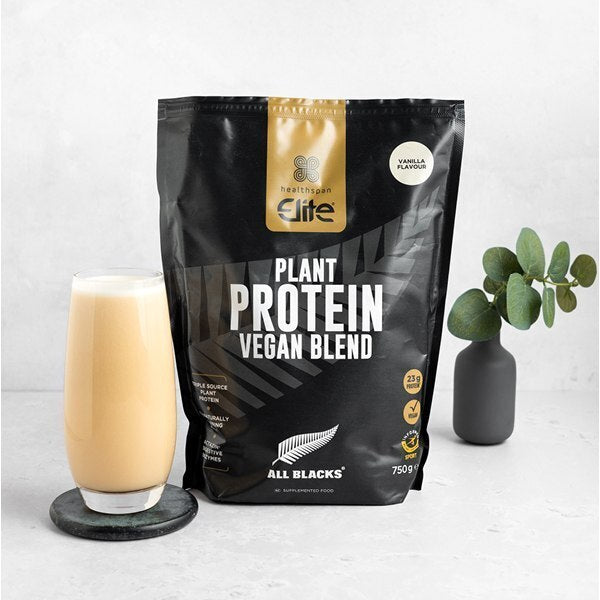 DNR Elite All Blacks Vegan Protein Powder, Vanilla (750G)