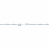 Costco 10ct diamond tennis necklace white gold, imported from the UK