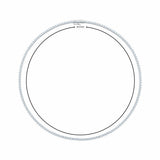 Costco 10ct diamond tennis necklace white gold, imported from the UK