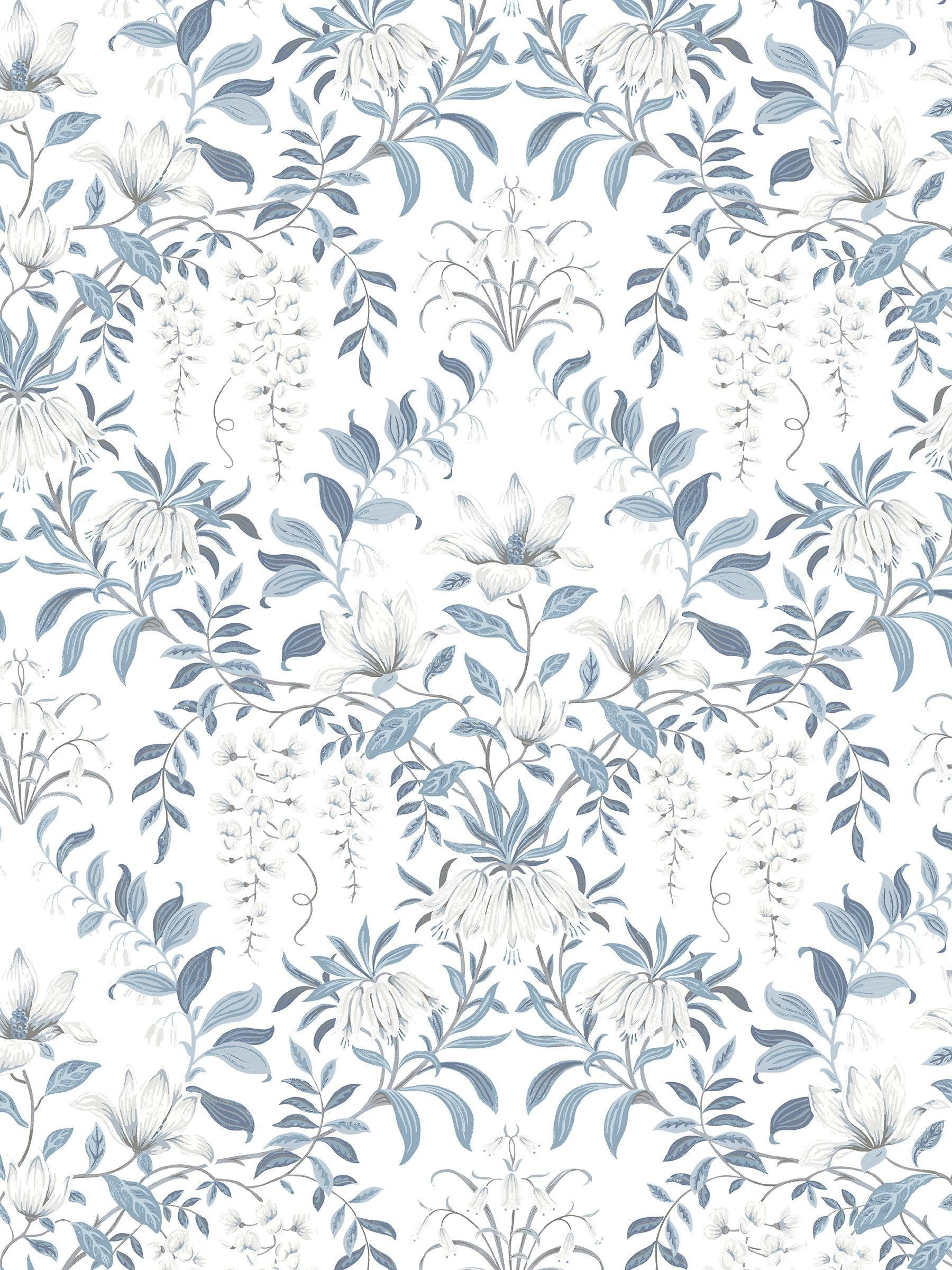 Laura Ashley Blue Parterre roller blind (British brand)