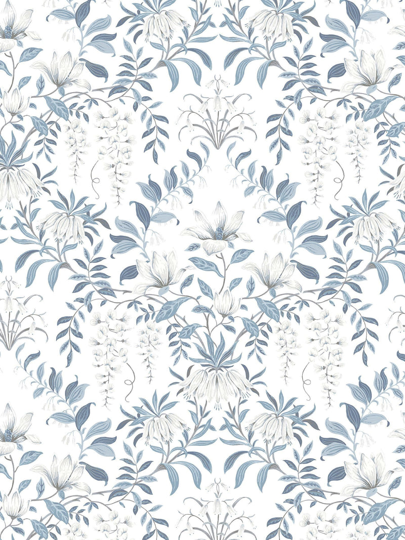 Laura Ashley Blue Parterre roller blind (British brand)