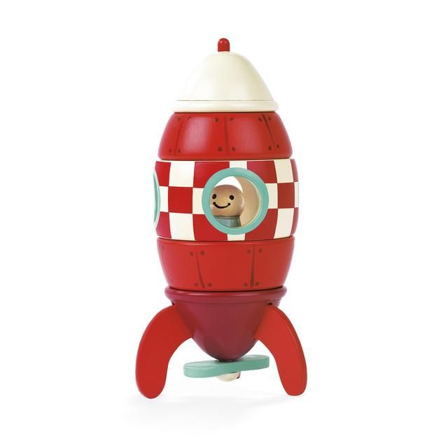 Janod Small Magnetic Rocket 2yrs+ GOODS M&S   