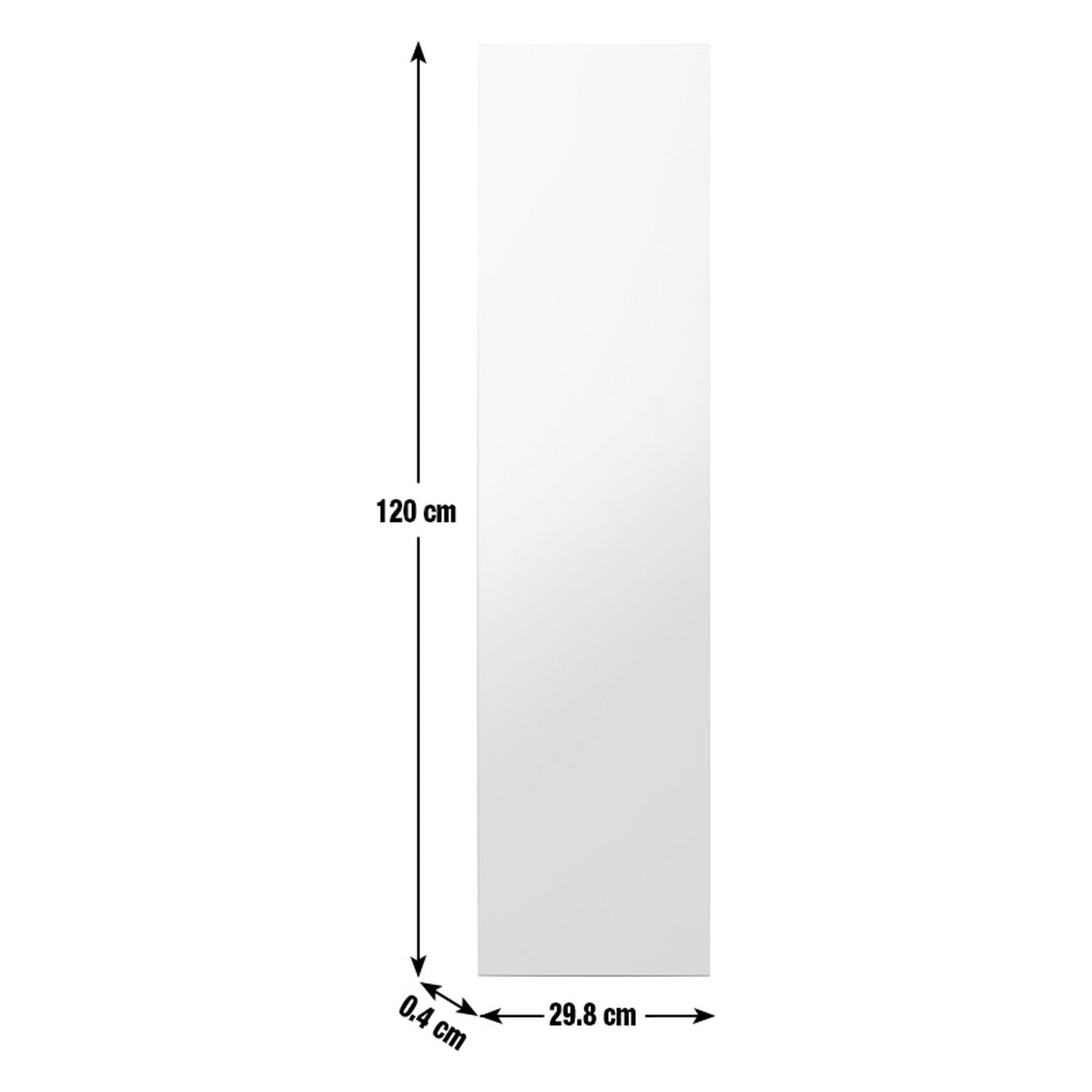 Argos Home frameless full length mirror 120x30cm, UK version