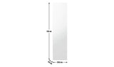 Argos Home frameless full length mirror 120x30cm, UK version
