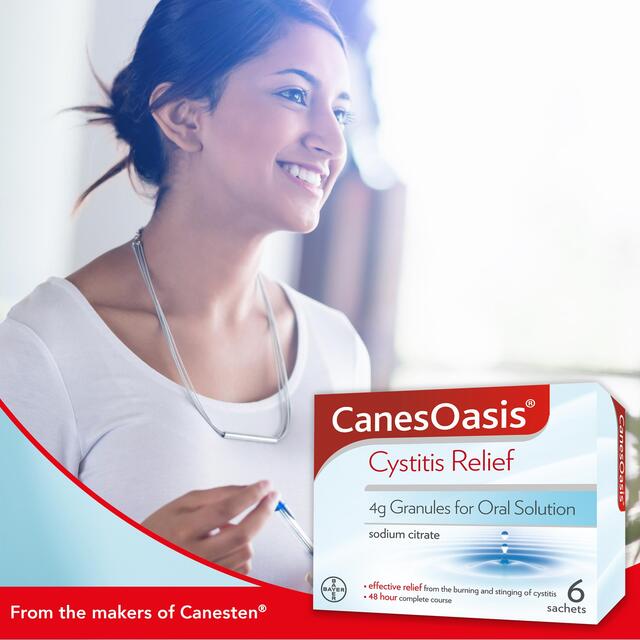 Canesten Canesoasis Cystitis Relief Sachet Pack   6 per pack