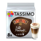 Tassimo Baileys Latte Macchiato Coffee Pods   8 per pack GOODS M&S   