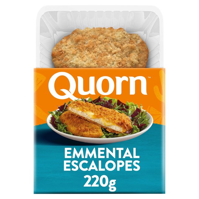 Quorn Vegetarian 2 Emmental Escalopes   220g GOODS M&S   