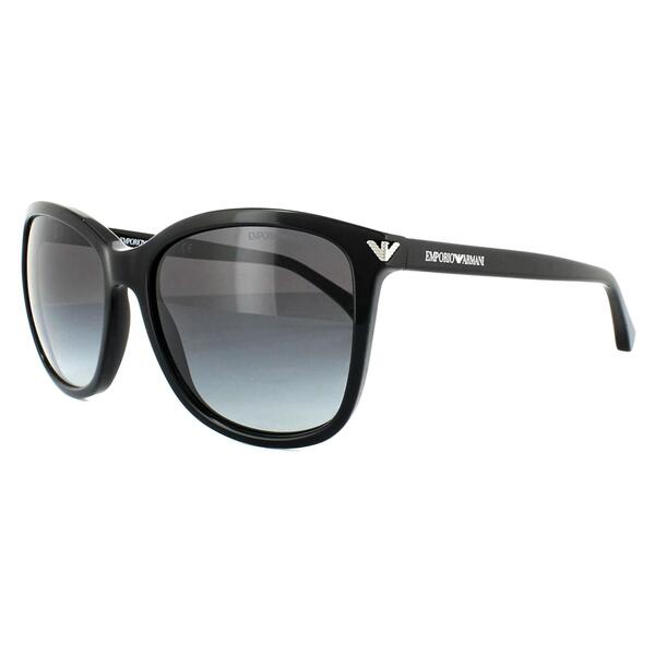 Armani sunglasses black gradient metal eagle logo, UK version