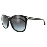 Armani sunglasses black gradient metal eagle logo, UK version