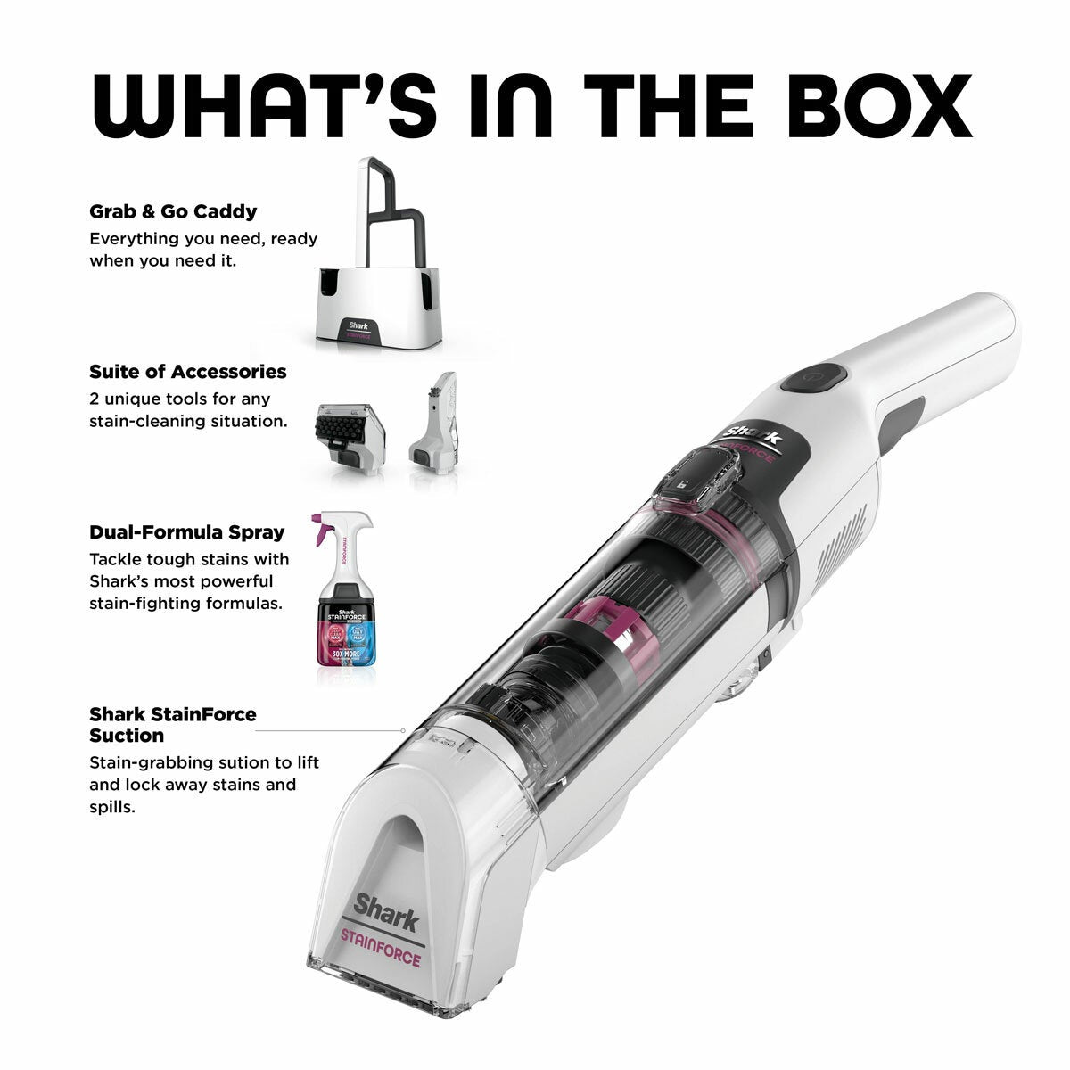Shark spot cleaner cordless HX100UKT (British brand)